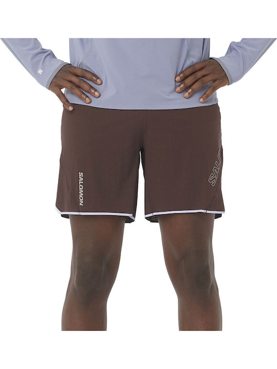 Sense Aero 7'' Αθλητική Ανδρική Βερμούδα Καφέ