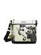 Nature Women's Messenger Bag Black / White