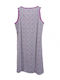 Lydia Creations Sommer Damen Robe mit Nachthemd Dark Lilac
