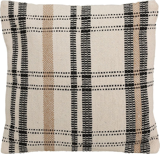 Μαξιλάρι Ivory/black/brown 45x45εκ.