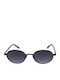 Gast Unisex Sunglasses with Black Metal Frame and Black Gradient Lens JD01