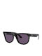 Ray Ban Wayfarer Reverse Unisex Γυαλιά Ηλίου με Μαύρο Κοκκάλινο Σκελετό και Μαύρο Φακό RBR0502S 66771A