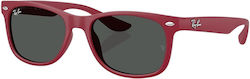 Ray Ban Wayfarer Sonnenbrillen Κόκκινα mit Kunststoff Gestell