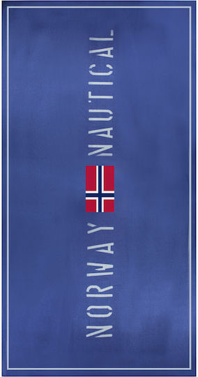 Scuola Nautica Italiana Πετσέτα Θαλάσσης Μπλε 180x90εκ.