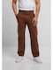 Trousers in Straight Line Brown