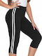 Instruire Colanti de femei Capri Colanti Talie inalta Black