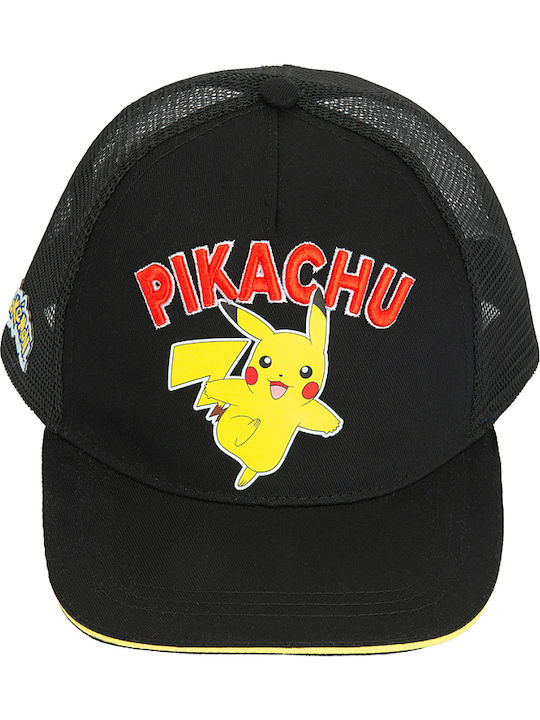Cool Club Kids' Hat Jockey Fabric Pikachu Black