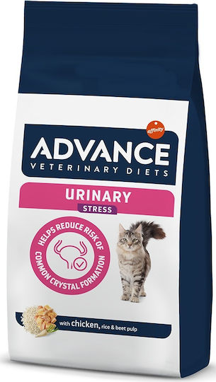 Advance Veterinary Diets Dry Food Diet for Adult Cats with Sensitive Urinary with Fish / Chicken / Rice / Poultry 1.25kg