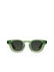 Meller Sarabi Men's Sunglasses with Green Horn-Rimmed Frame and Green Polarized Lenses