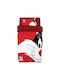 Beauty Home Sheet Set Single Cotton Red 165x250cm