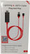 Cable HDMI male - Lightning male 1m Black