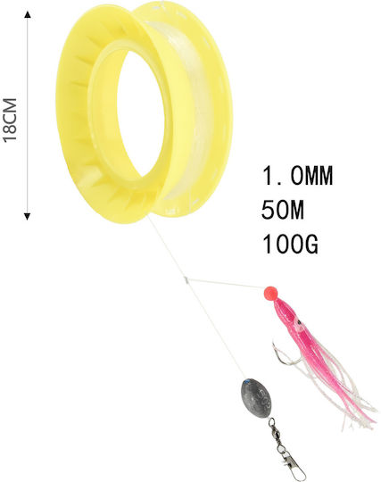 Tpster Πετονια Ψαρεματος 1mm 50m 100g 36171