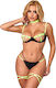 Subblime 955281 Bra Set Necklace Leg Details Fluorescent Green
