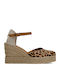 Women's Platform Espadrilles Tabac Brown