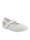 Kids Ballerinas with Hoop & Loop Closure White