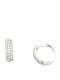 PS Silver Ohrringe aus Silber mit Steinen