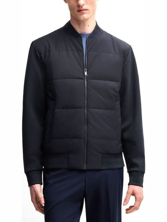 Boss Cardigan pentru Bărbați Dark blue
