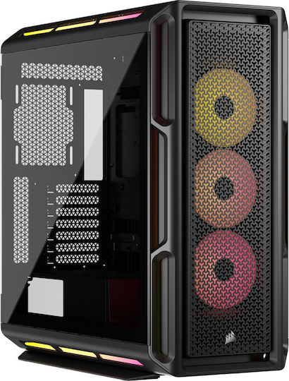Corsair iCUE LINK 5000T LX RGB Gaming Midi Tower Κουτί Υπολογιστή με Πλαϊνό Παράθυρο Μαύρο