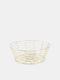 Obstschale Metallisch Gold 27x11cm