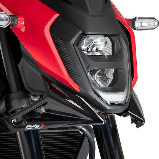 Puig Μπροστά Spoilers Μοτοσυκλέτας για Honda Hornet Μαύρο