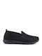 Material Slip-on-uri pentru femei Albastru