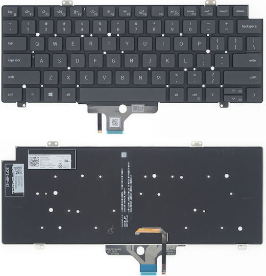 Dell Latitude 5420 5421 5430 5431 5440 7420 2-in-1 Keyboard Gr Layout