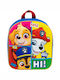 Paw Patrol School Bag Backpack Kindergarten Multicolour