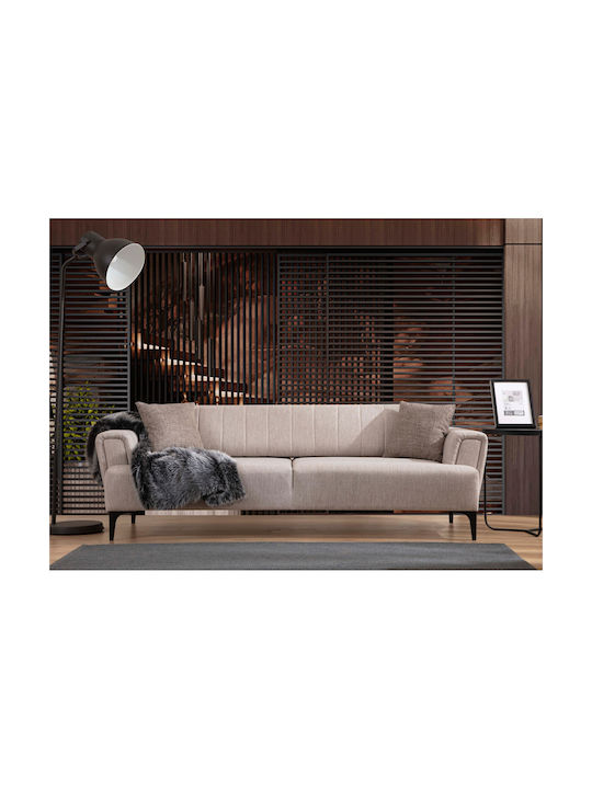 Hamlet Dreisitzer Sofa Sofa Beige 230x95x77cm