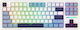 Redragon Antonium Pro Leopard Ασύρματο Gaming Μηχανικό Πληκτρολόγιο Tenkeyless με RGB φωτισμό (Αγγλικό US) Λευκό