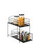 General Trade Tabletop Metal Rack 36x19x32.5cm Black