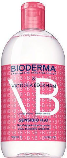 Bioderma & Victoria Beckham Sensibio H2o Limited Edition Apă micelară Îndepărtare Machiaj Față & Ochi 500ml