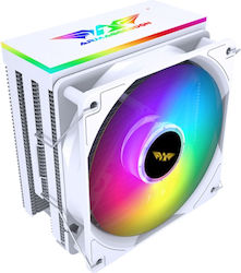 Armaggeddon Blizzard 3 CPU Cooler For Socket AM4/AM5/1200/115x/1700 With ARGB Lighting White Armaggeddon Blizzard 3 CPU Cooler For Socket AM4/AM5/1200/115x/1700 With ARGB Lighting White