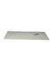 Viosarp Πατάκι Μπάνιου Βαμβακερό Lines No47094 White 50x80εκ.