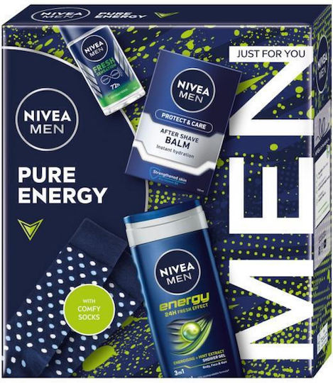 Nivea Pure Energy Σετ Περιποίησης για Καθαρισμό Σώματος 4τμχ