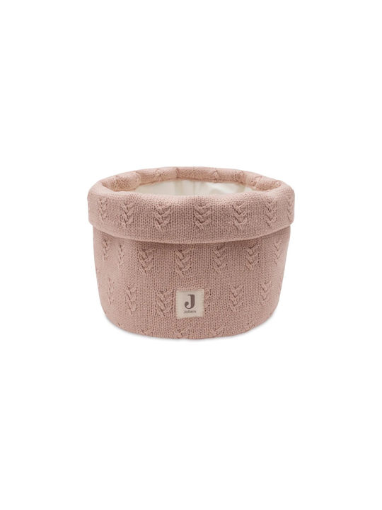 Jollein Changing Table Basket Grain Knit Wild Rose 580-001-67065