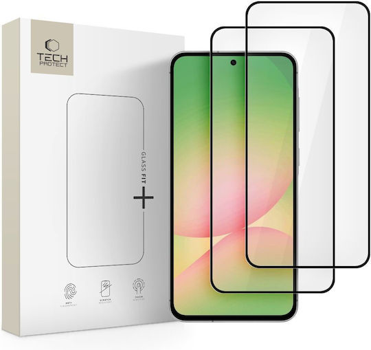 Tech-Protect FIT+ 2.5D Full Face Tempered Glass 2τμχ (Samsung Galaxy A36 / A56 5G)
