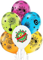 Get Well Soon Microbe Balloons Set 6 Pcs Get Well Soon Microbe Balloons Set 6 Pcs