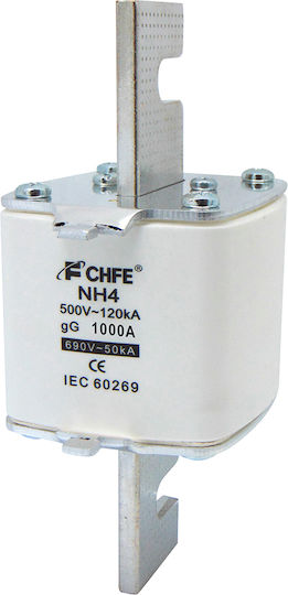 NH4 ножовиден предпазител 1000A GL-GG CHF