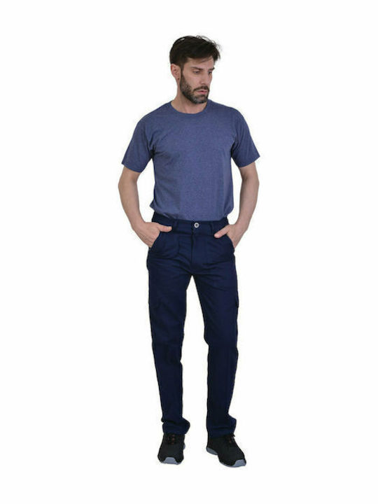 Ergo Work Trousers Blue made of Cotton