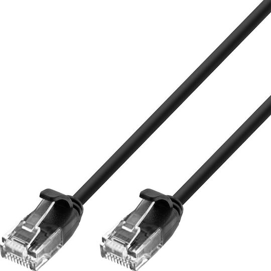 Techly U/UTP Cat.6 Ethernet Network Cable 3m Black