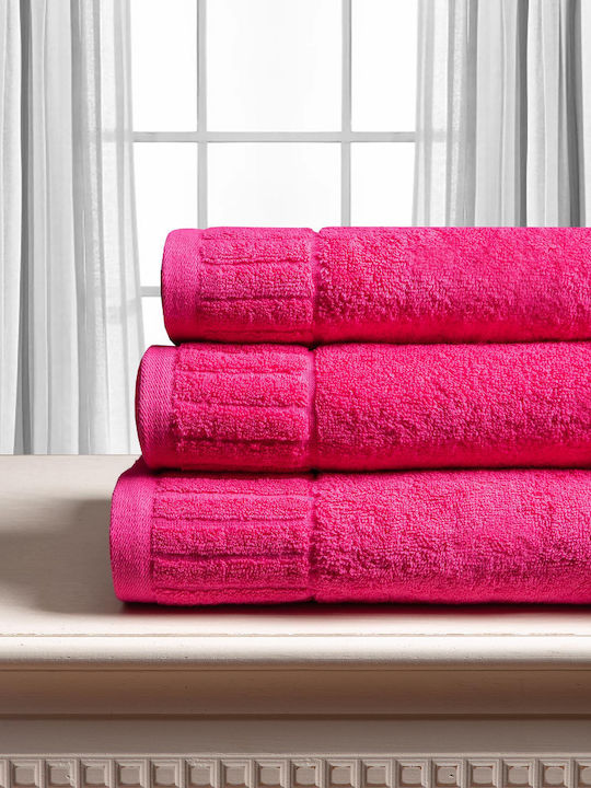 Silk Fashion Bath Towel Melody 75x150cm Fuchsia...