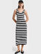 Summer Midi Shirt Dress Wrap Cropped Black