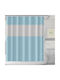SDS Perdea de Baie Light Blue-White