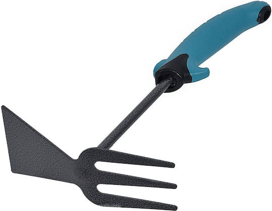 Double Garden Spade Metal Ergonomic Pp Handle Blue Black 30 Cm