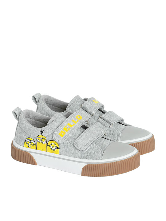 Cool Club Minions Παιδικά Sneakers με Σκρατς Γκρι