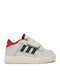 Rapid Court Kids Sneakers with Scratch Gray