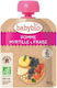 Babybio Frucht-Gemüse-Püree mit Geschmack Apfel-Erdbeer-Blaubeere 90gr für 6+ Monate