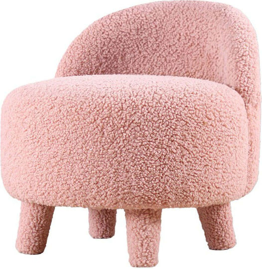 Scaune Camera de zi Tapițat cu Țesătură Moouv Powder Pink 46x46x51buc
