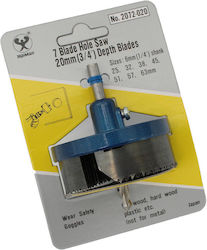 TopMan Satz Lochsägen 25mm bis 63mm