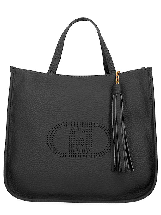 トートバッグ LIU JO Woman Tote bags Black AA5009E0161 22222 Liu Jo Women's Tote Bag/Handbag/Shopper Black Faux Leather